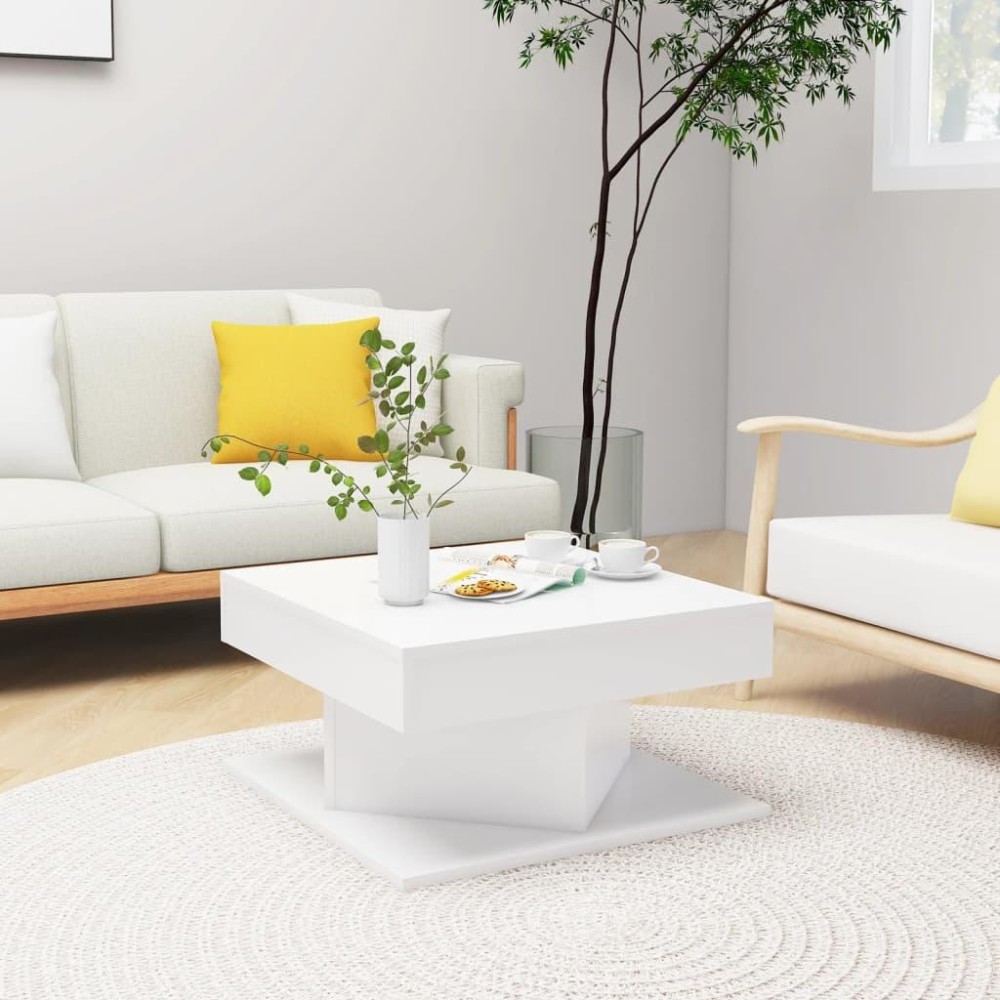 vidaXL Coffee Table White 22.4