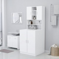 Vidaxl Washing Machine Cabinet White 28X28.1X36