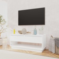 Vidaxl Tv Cabinet White 40.2X16.1X17.3 Engineered Wood