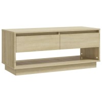 Vidaxl Tv Cabinet Sonoma Oak 40.2X16.1X17.3 Engineered Wood