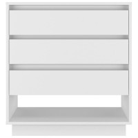 Vidaxl Sideboard High Gloss White 27.6X16.1X29.5 Engineered Wood
