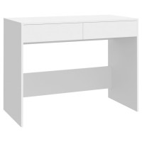 Vidaxl Desk White 39.8X19.7X30.1 Engineered Wood