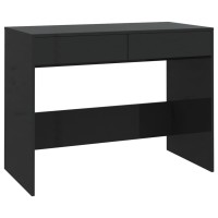 Vidaxl Desk Black 39.8X19.7X30.1 Engineered Wood