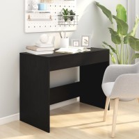 Vidaxl Desk Black 39.8X19.7X30.1 Engineered Wood