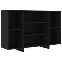 Vidaxl Sideboard Black 47.2X11.8X29.5 Engineered Wood