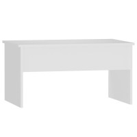 Vidaxl Coffee Table White 31.5X19.9X16.3 Engineered Wood