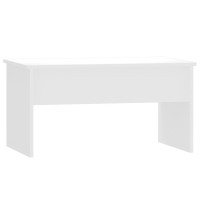 Vidaxl Coffee Table High Gloss White 31.5X19.9X16.3 Engineered Wood