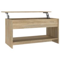 Vidaxl Coffee Table Sonoma Oak 40.2X19.7X20.7 Engineered Wood