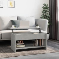 Vidaxl Coffee Table Concrete Gray 40.2X19.7X20.7 Engineered Wood