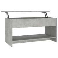 Vidaxl Coffee Table Concrete Gray 40.2X19.7X20.7 Engineered Wood