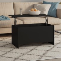 Vidaxl Coffee Table Black 40.2X21.9X20.7 Engineered Wood