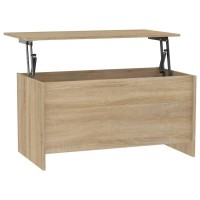 Vidaxl Coffee Table Sonoma Oak 40.2X21.9X20.7 Engineered Wood