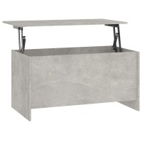 Vidaxl Coffee Table Concrete Gray 40.2X21.9X20.7 Engineered Wood