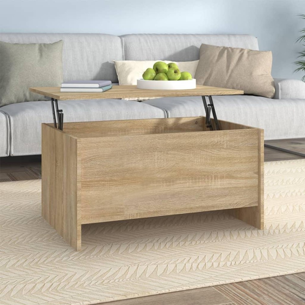 Vidaxl Coffee Table Sonoma Oak 31.5X21.9X16.3 Engineered Wood