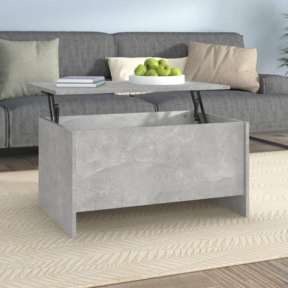 Vidaxl Coffee Table Concrete Gray 31.5X21.9X16.3 Engineered Wood