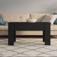 Vidaxl Coffee Table Black 39.8X19.3X20.5 Engineered Wood