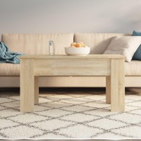 Vidaxl Coffee Table Sonoma Oak 39.8X19.3X20.5 Engineered Wood