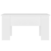 Vidaxl Coffee Table White 31.1X19.3X16.1 Engineered Wood