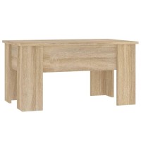 Vidaxl Coffee Table Sonoma Oak 31.1X19.3X16.1 Engineered Wood