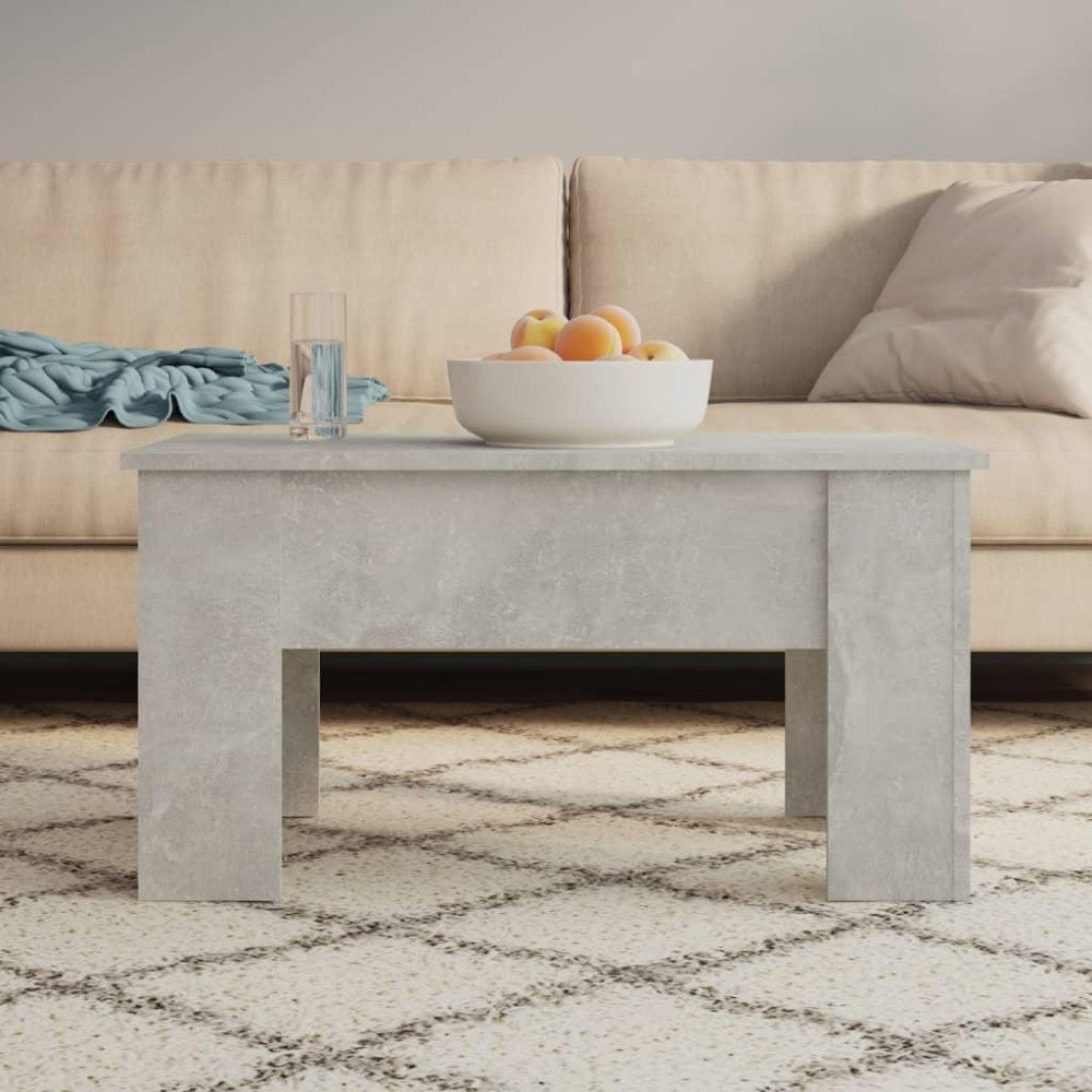 Vidaxl Coffee Table Concrete Gray 31.1X19.3X16.1 Engineered Wood