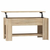 Vidaxl Coffee Table Sonoma Oak 39.8X19.3X20.5 Engineered Wood