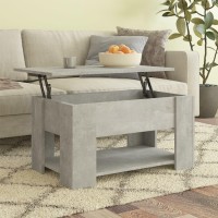 Vidaxl Coffee Table Concrete Gray 31.1X19.3X16.1 Engineered Wood