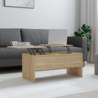 Vidaxl Coffee Table Sonoma Oak 40.2X19.9X18.3 Engineered Wood