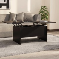 Vidaxl Coffee Table Black 31.5X19.7X16.7 Engineered Wood