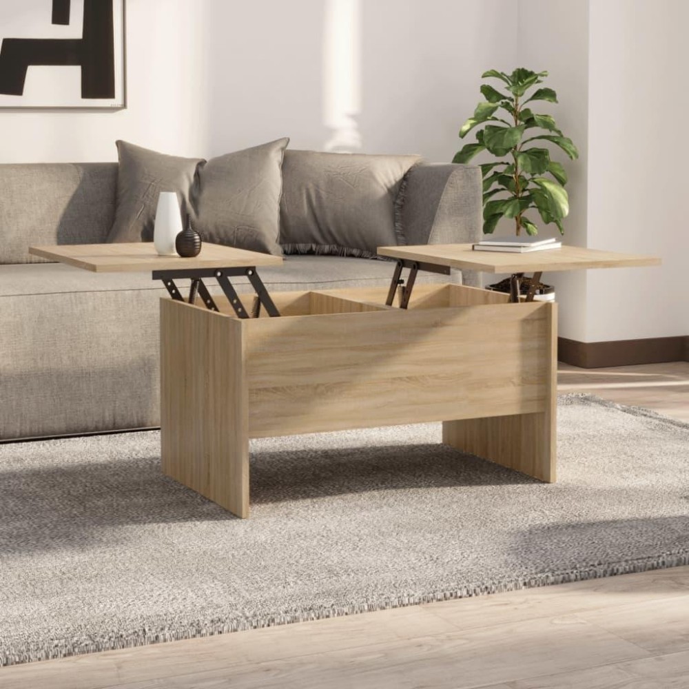 Vidaxl Coffee Table Sonoma Oak 31.5X19.7X16.7 Engineered Wood