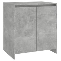 Vidaxl Sideboard Concrete Gray 27.6X15.7X29.5 Engineered Wood