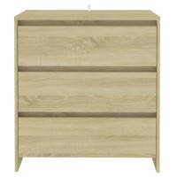 Vidaxl Sideboard Sonoma Oak 27.6X16.1X29.5 Engineered Wood
