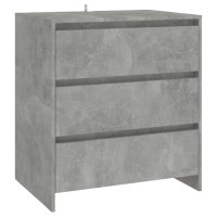Vidaxl Sideboard Concrete Gray 27.6X16.1X29.5 Engineered Wood