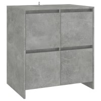 Vidaxl Sideboard Concrete Gray 27.6X16.1X29.5 Engineered Wood