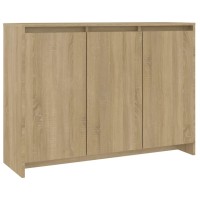 Vidaxl Sideboard Sonoma Oak 40.2X13X29.5 Engineered Wood