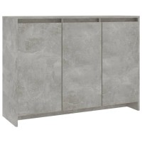 Vidaxl Sideboard Concrete Gray 40.2X13X29.5 Engineered Wood