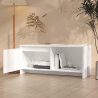 Vidaxl Tv Cabinet White 35.4X13.8X15.7 Engineered Wood