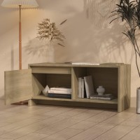 Vidaxl Tv Cabinet Sonoma Oak 35.4X13.8X15.7 Engineered Wood
