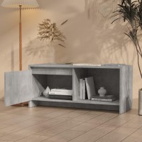 Vidaxl Tv Cabinet Concrete Gray 35.4X13.8X15.7 Engineered Wood