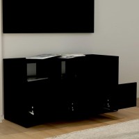 Vidaxl Tv Cabinet Black 40.2X14.8X20.7 Engineered Wood