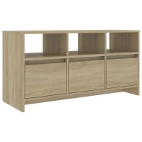 Vidaxl Tv Cabinet Sonoma Oak 40.2X14.8X20.7 Engineered Wood