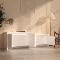 Vidaxl Tv Cabinet White 57.7X13.8X19.7 Engineered Wood