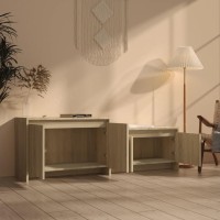 Vidaxl Tv Cabinet Sonoma Oak 57.7X13.8X19.7 Engineered Wood