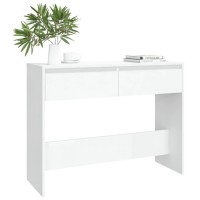Vidaxl Console Table White 39.4X13.8X30.1 Engineered Wood