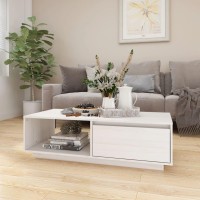 vidaXL Coffee Table White 43.3