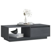 vidaXL Coffee Table Gray 43.3