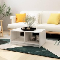 vidaXL Coffee Table White 29.5