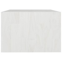 vidaXL Coffee Table White 29.5