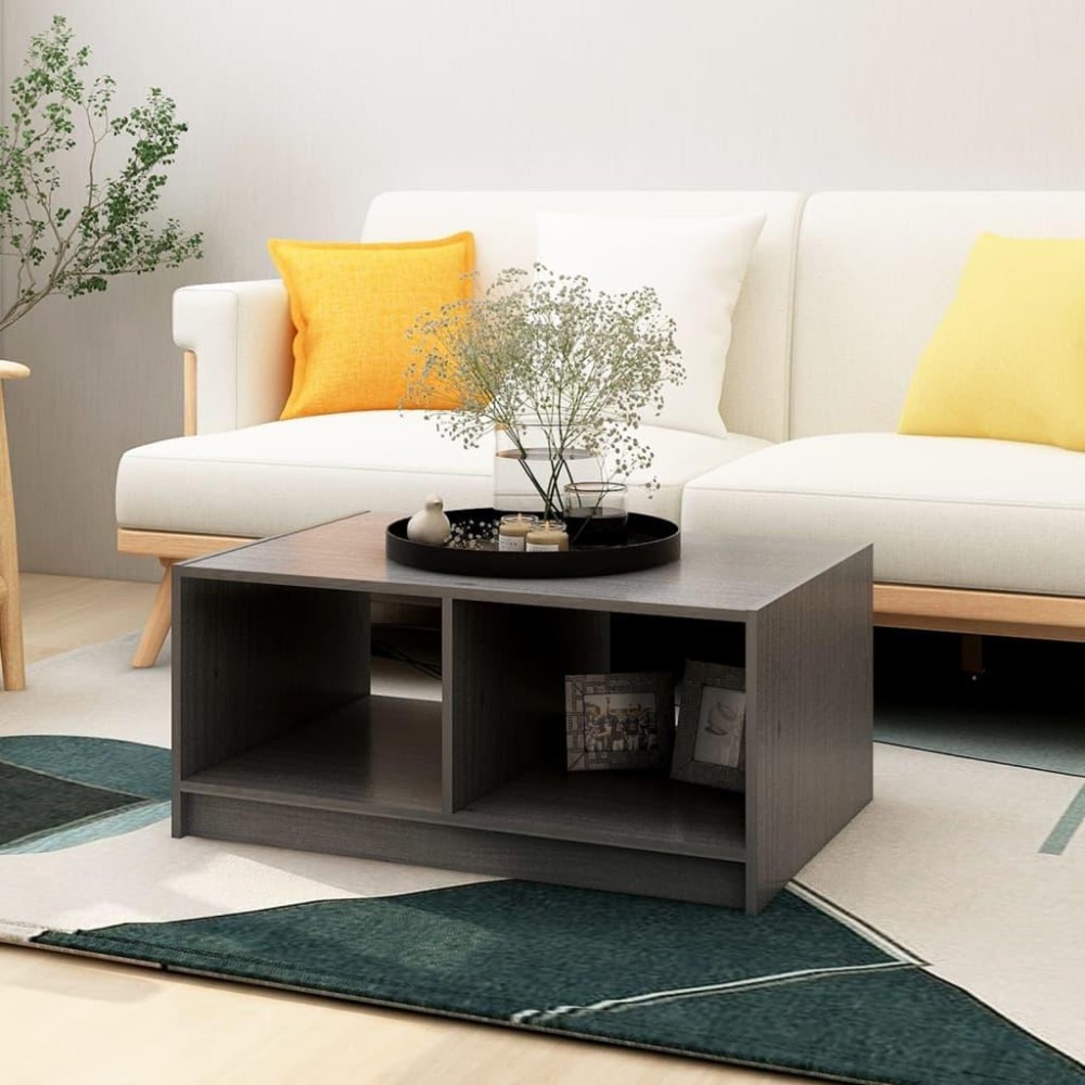 vidaXL Coffee Table Gray 29.5