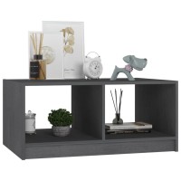 vidaXL Coffee Table Gray 29.5