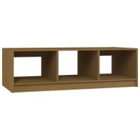 vidaXL Coffee Table Honey Brown 43.3